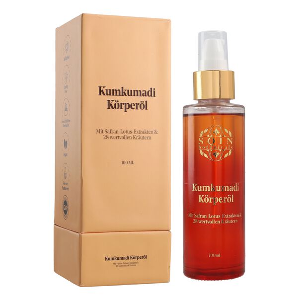 SQIN Botanicals- Kumkumadi K&ouml;rper&ouml;l, 100ml image number 2